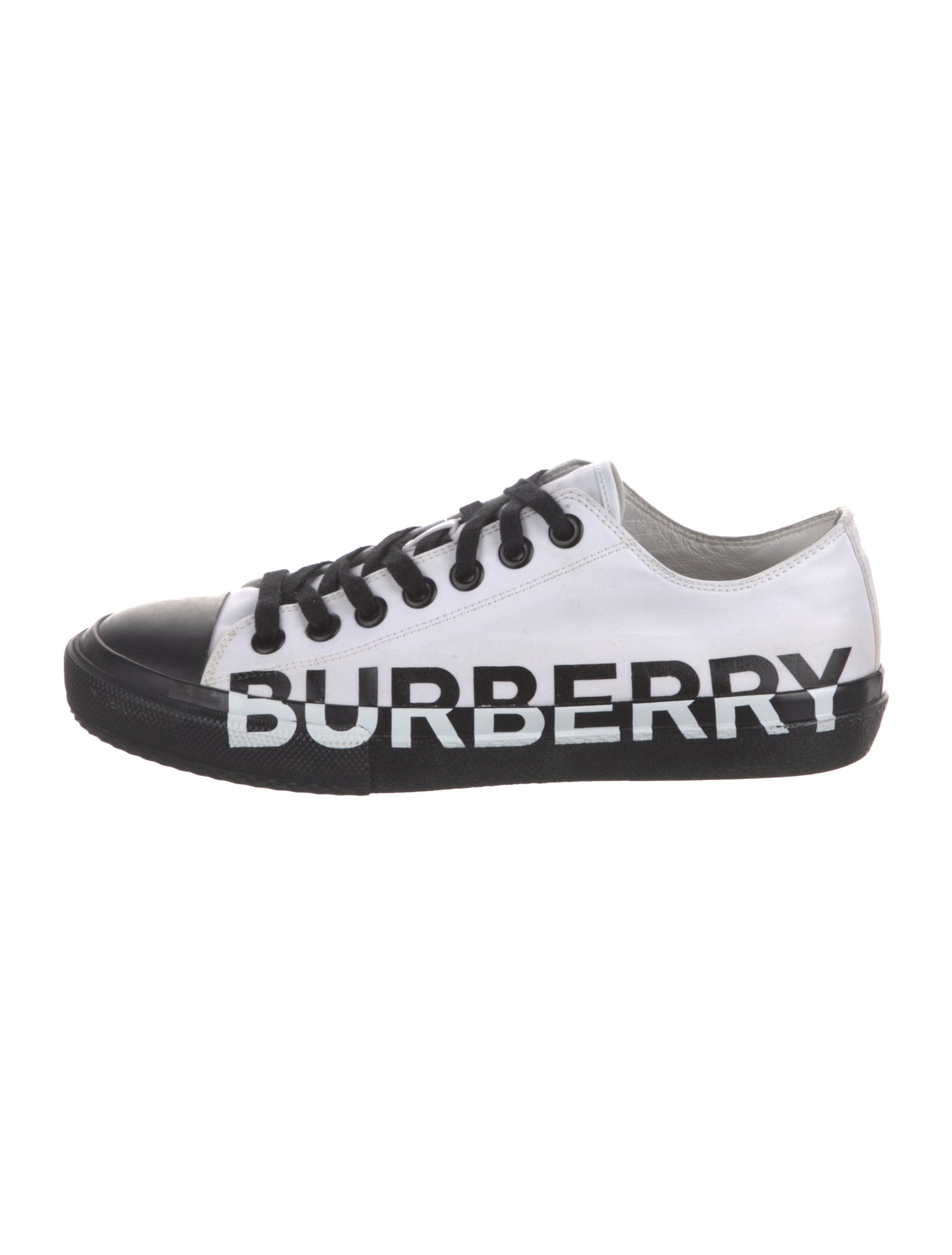 Burberry Canvas Printed Sneakers
