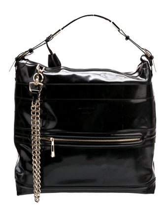 Burberry Patent Leather Shoulder Bag