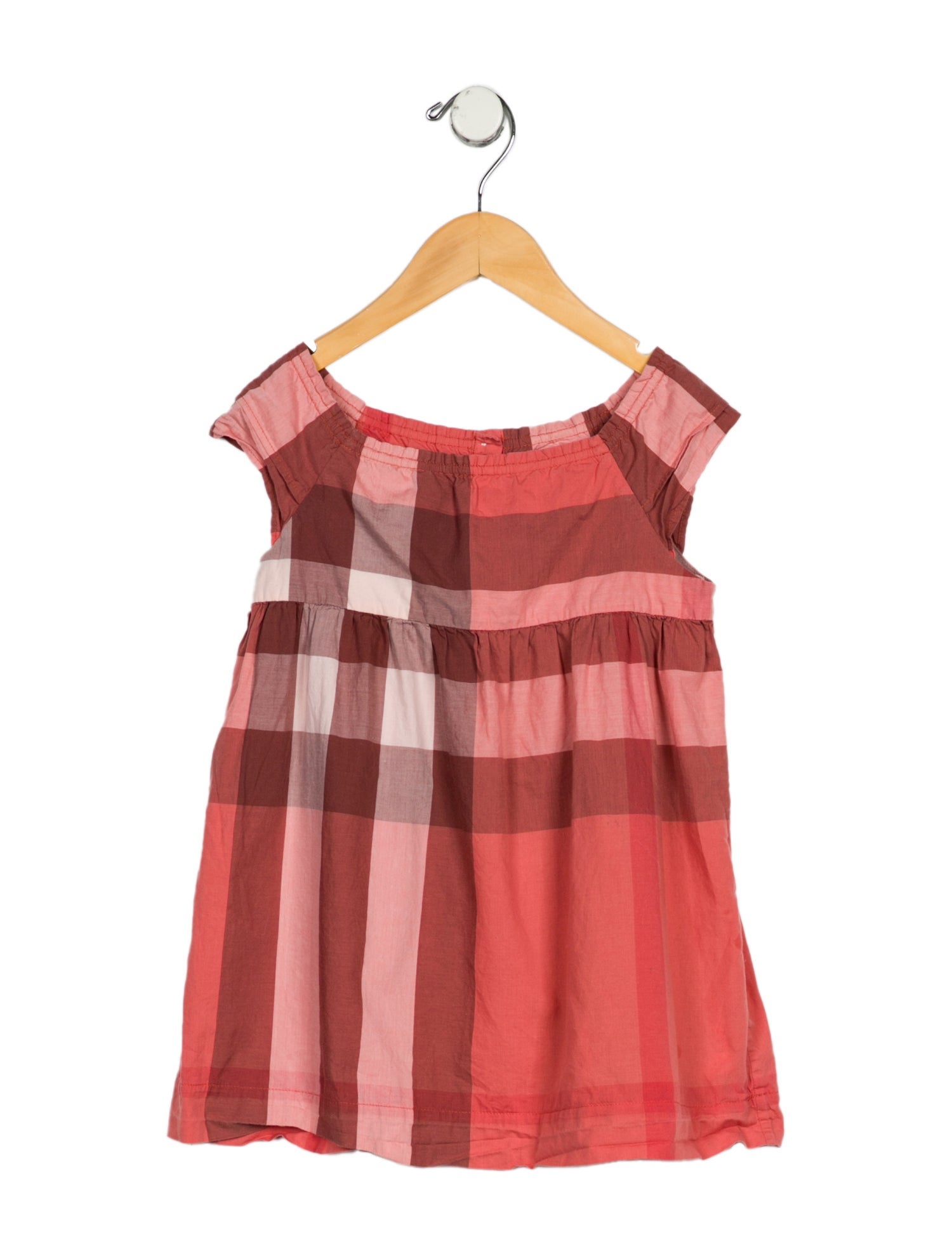 Burberry Burberry Girls' Sleeveless Checkered Dress