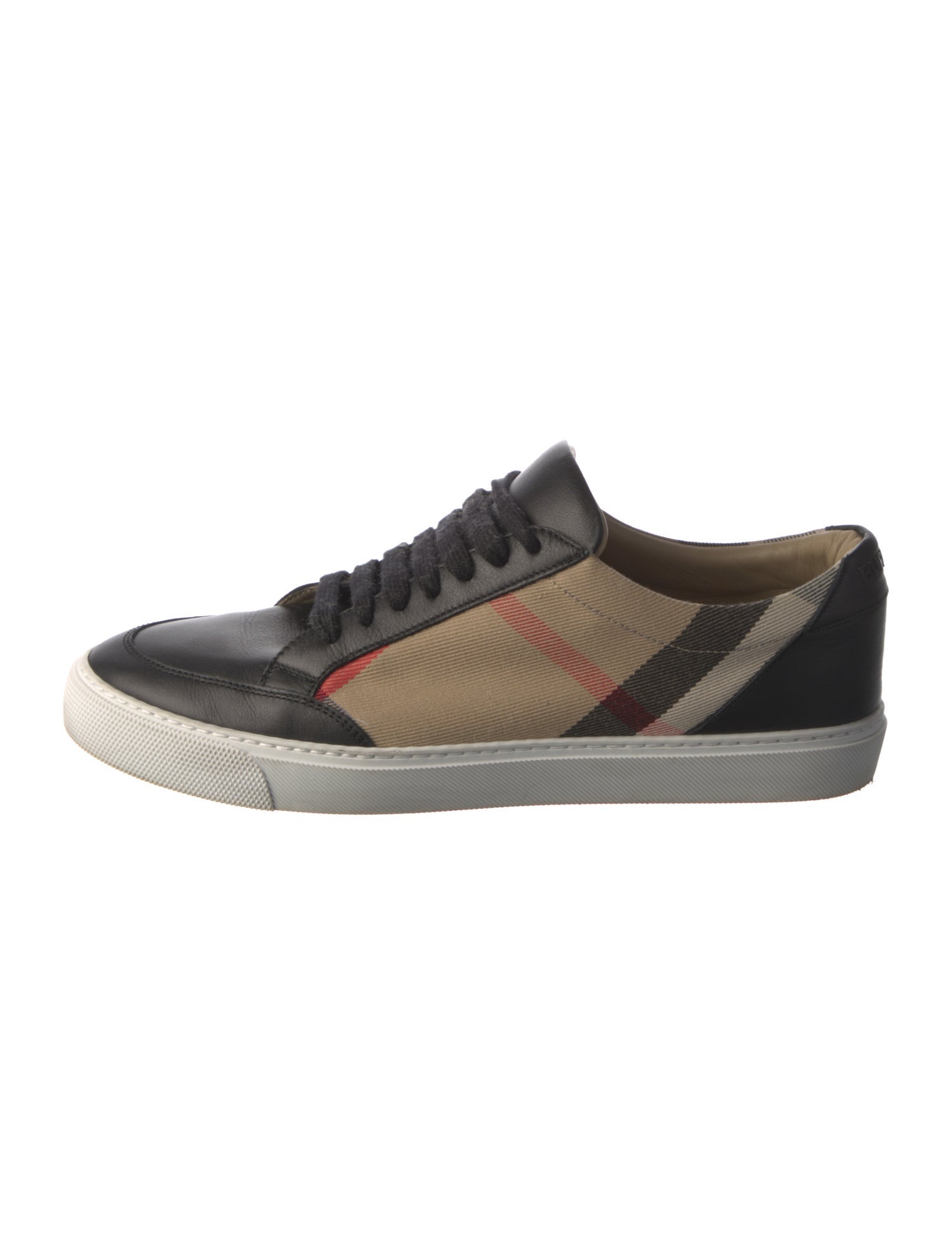Burberry Leather Printed Sneakers