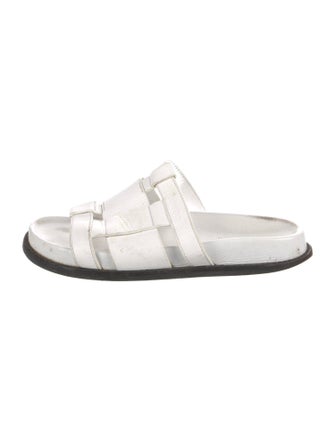 Burberry Leather Slides