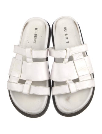Burberry Leather Slides