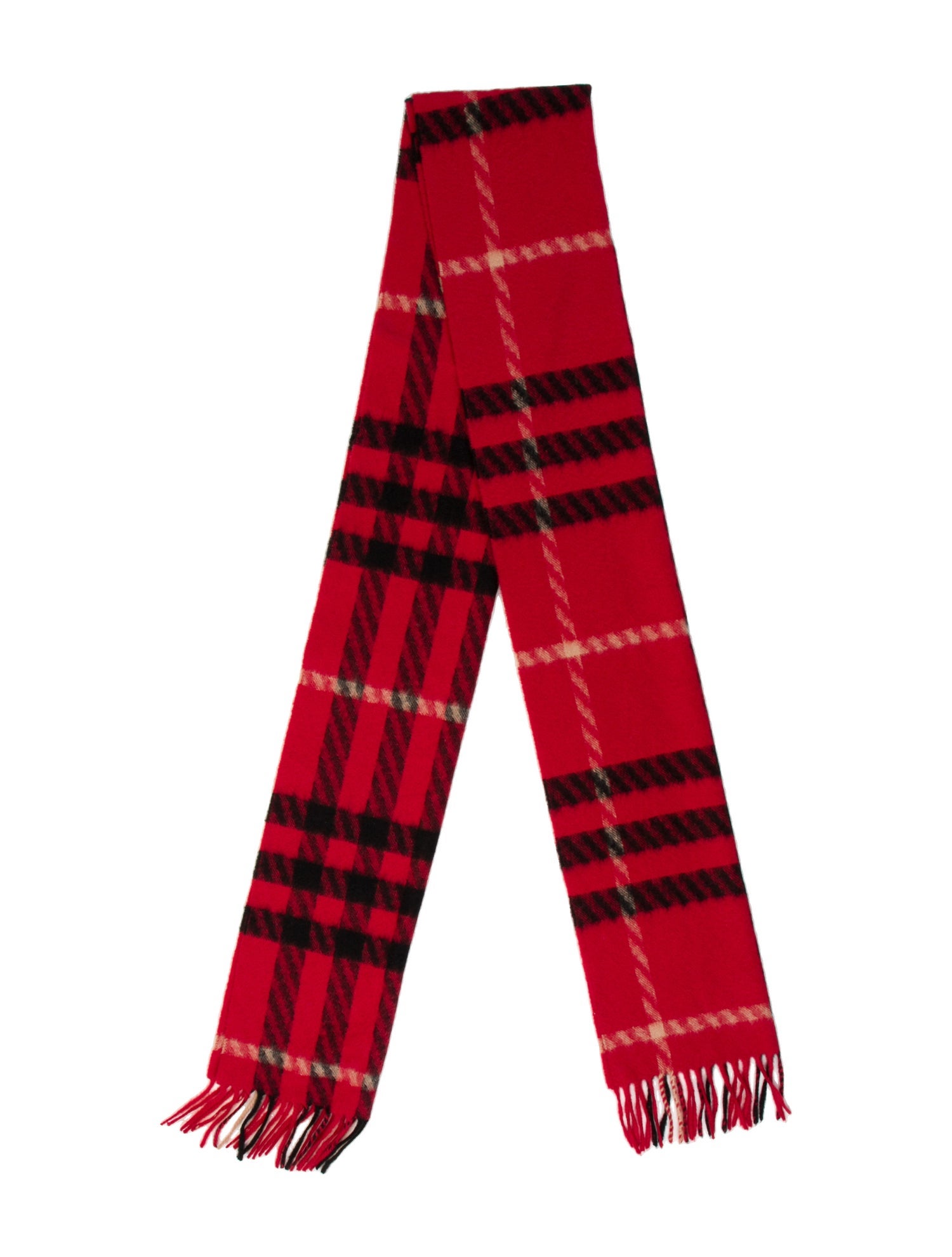 Burberry Cashmere Striped Scarf