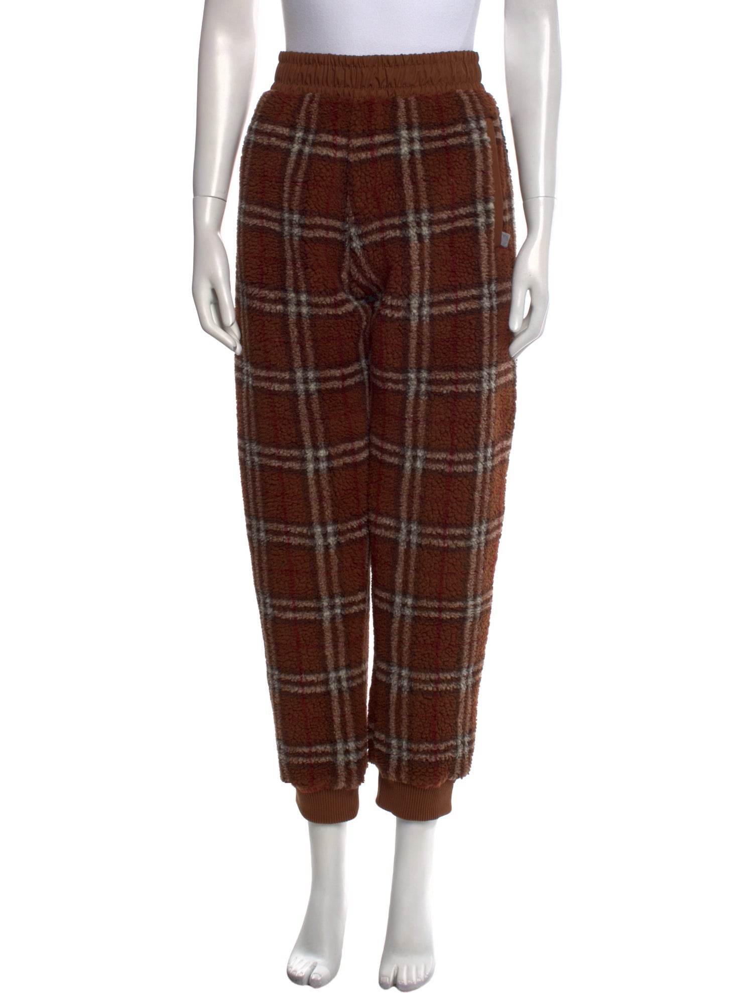 Burberry Plaid Print Sweatpants