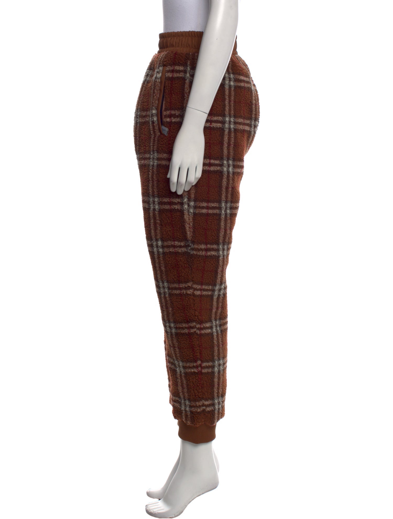 Burberry Plaid Print Sweatpants