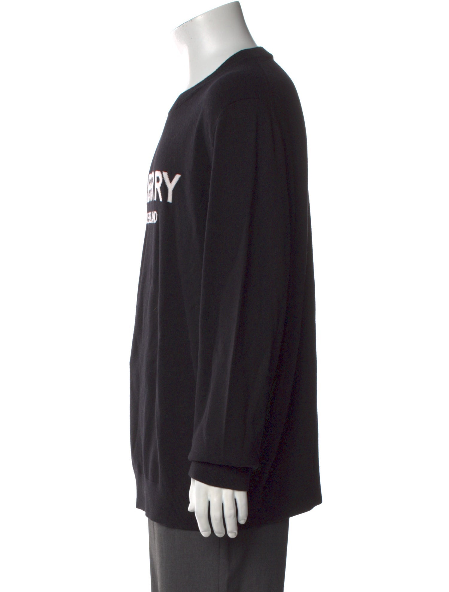 Burberry Wool Graphic Print Pullover