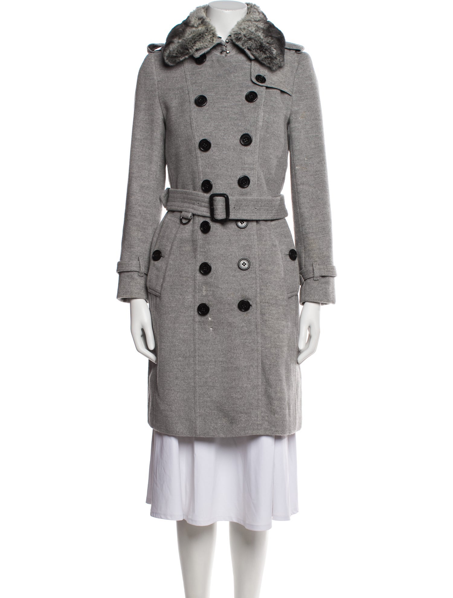 Burberry Wool Trench Coat