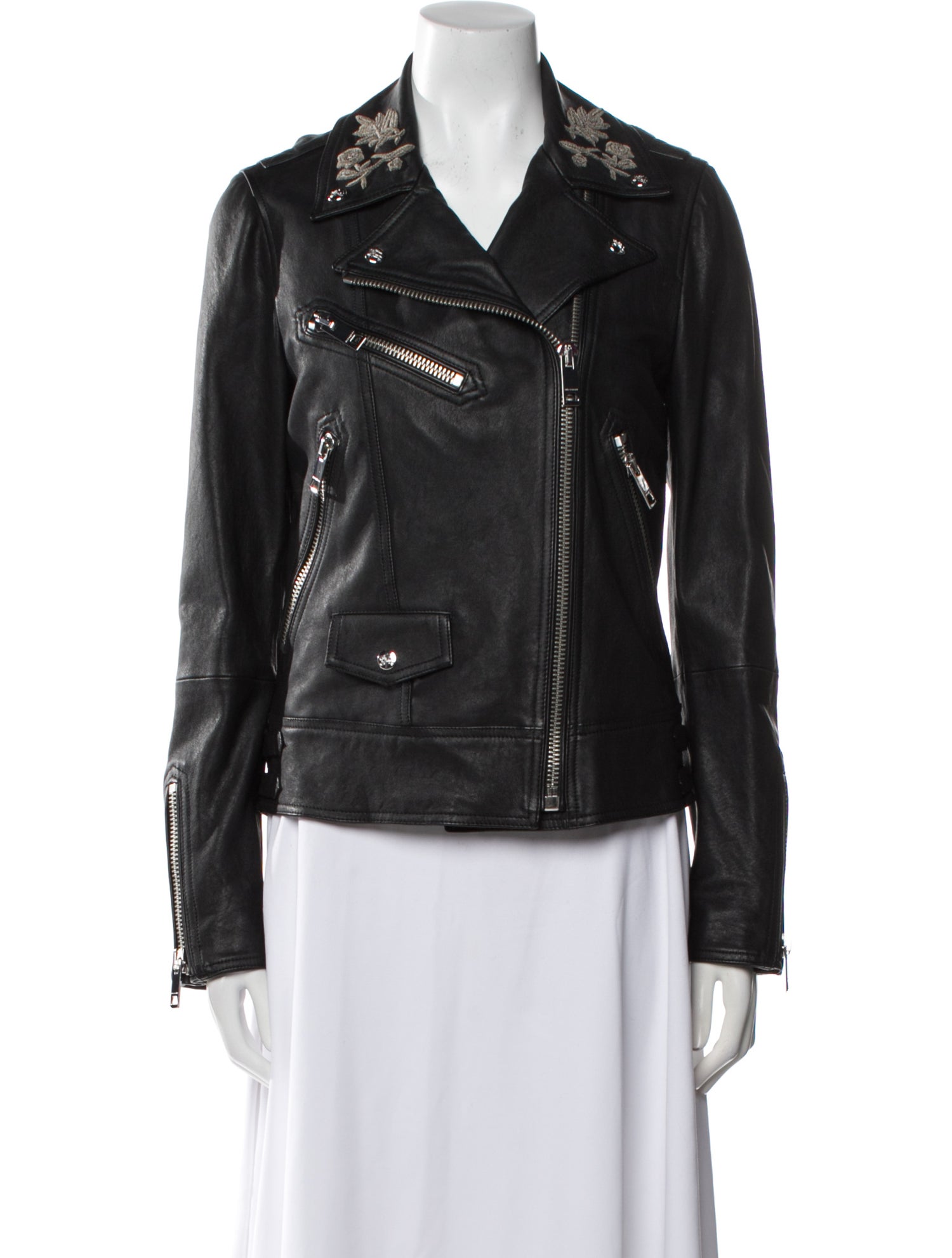 Burberry Leather Biker Jacket