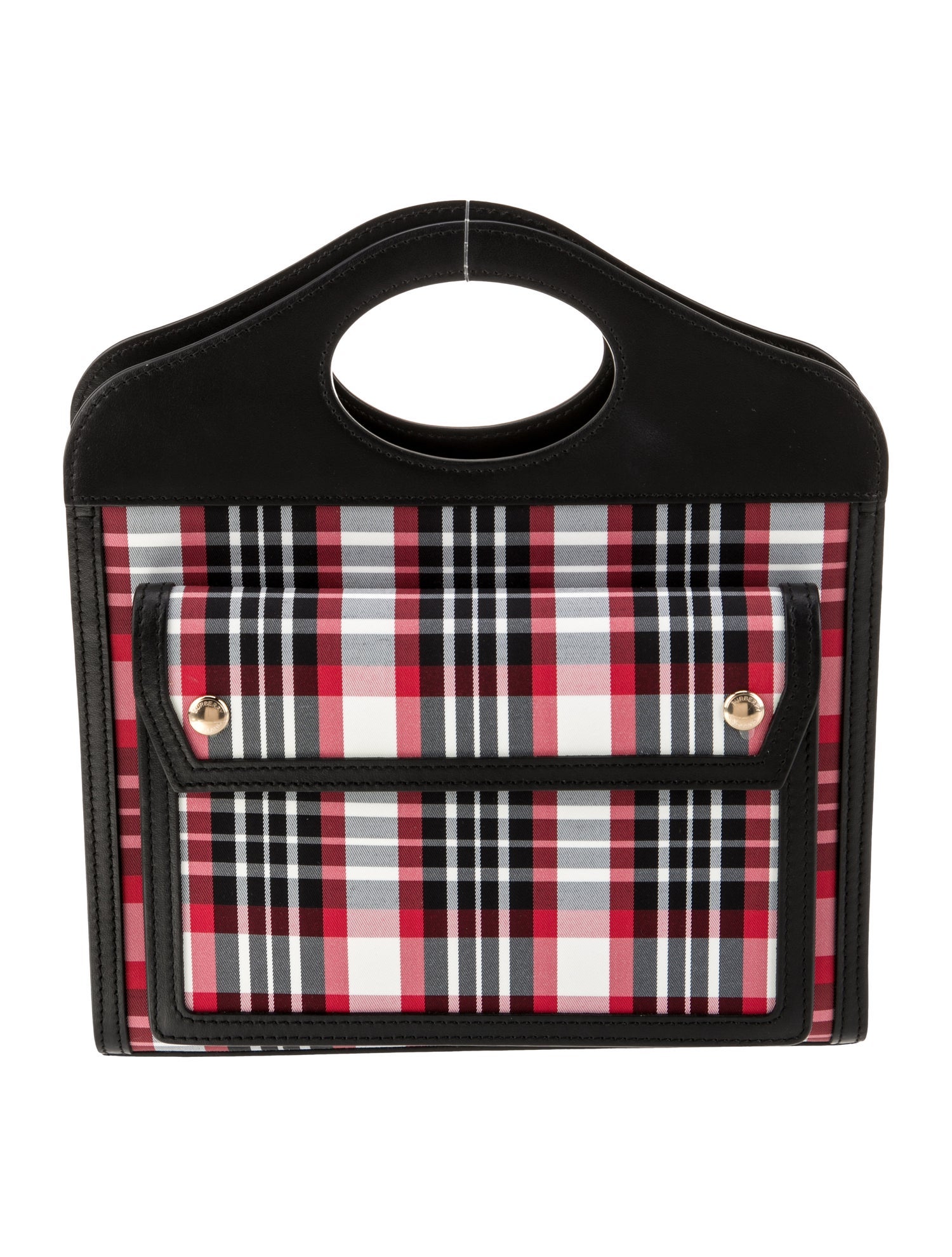 Burberry Leather Top Handle Bag