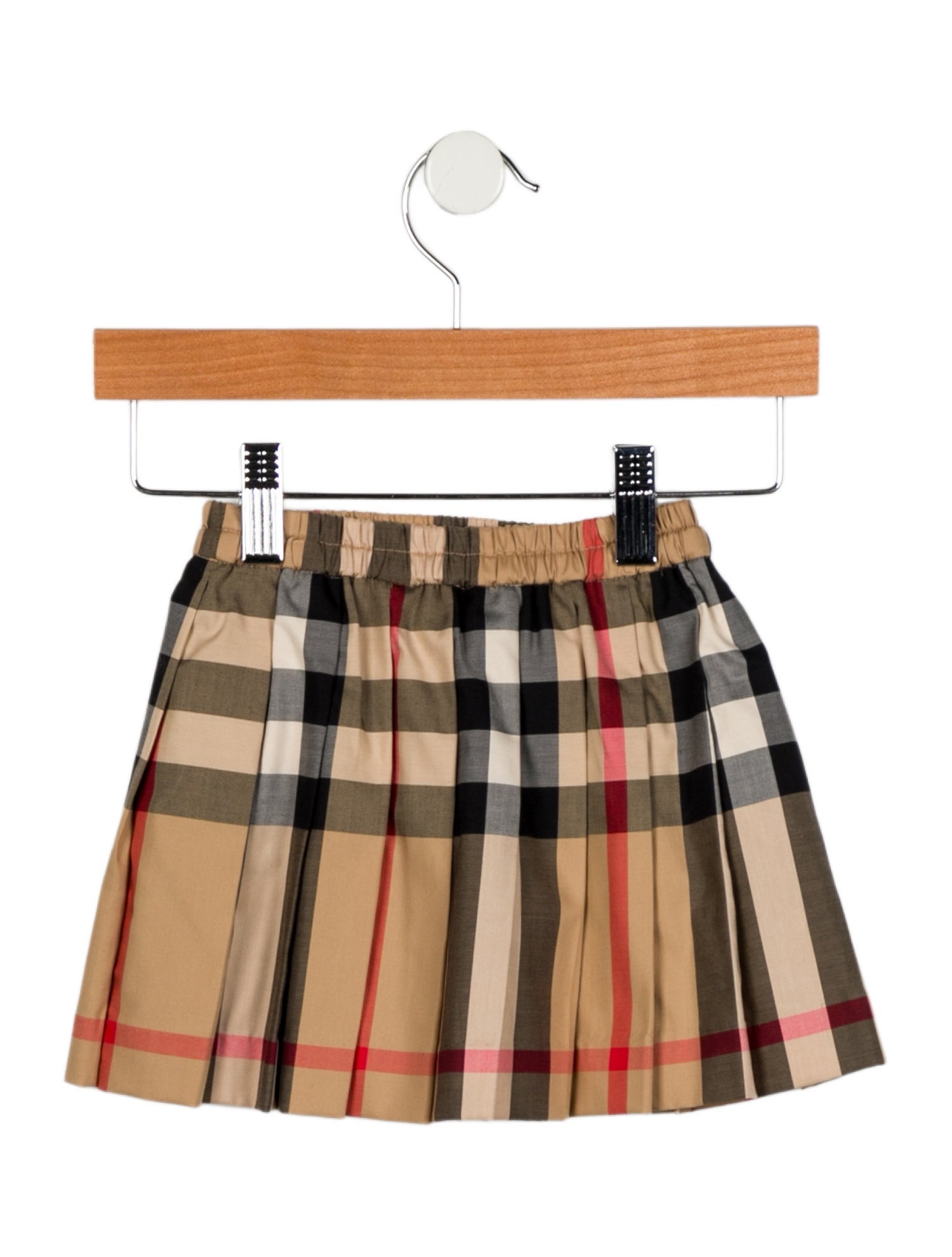 Burberry Infant Girls' Pleated Checkprint Skirt w/Tags
