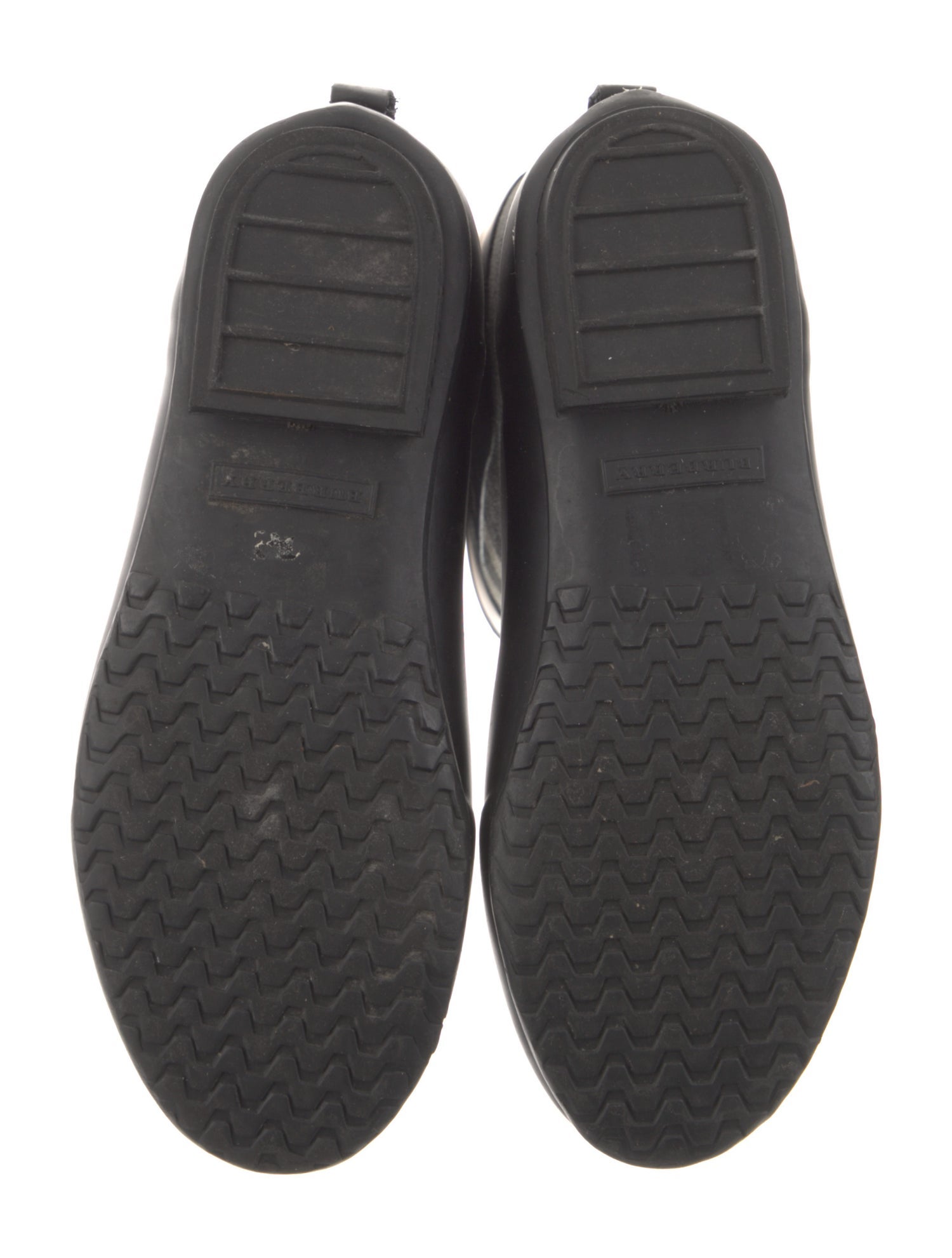 Burberry Nova Check Pattern Rubber Rain Boots