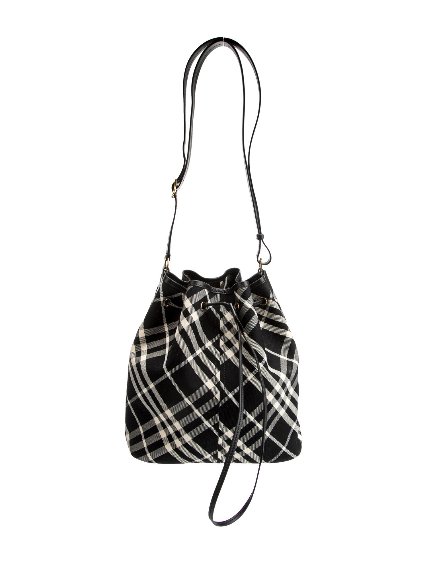 Burberry Nova Check Bucket Bag