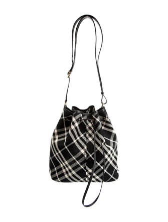 Burberry Nova Check Bucket Bag