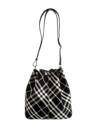 Burberry Nova Check Bucket Bag