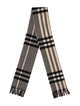 Burberry Cashmere House Check Pattern Scarf