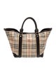Burberry Haymarket Check Top Handle Bag