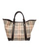 Burberry Haymarket Check Top Handle Bag