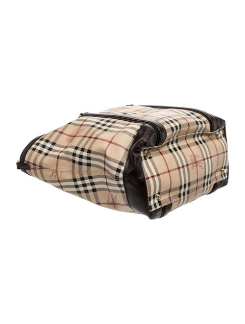 Burberry Haymarket Check Top Handle Bag