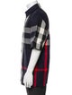 Burberry Exploded Check Pattern Three-Quarter Sleeve Shirt