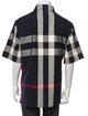 Burberry Exploded Check Pattern Three-Quarter Sleeve Shirt
