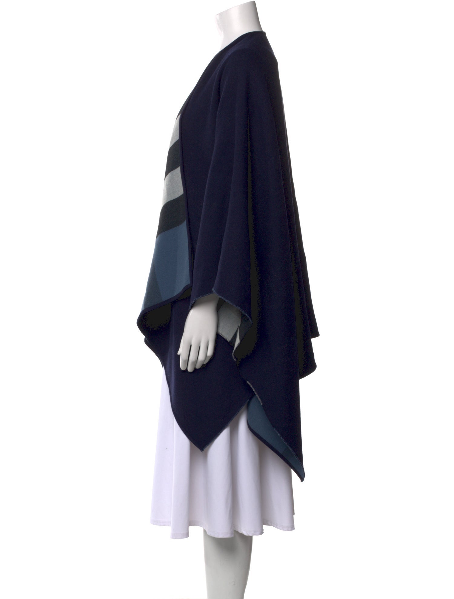 Burberry Wool Plaid Print Sweater