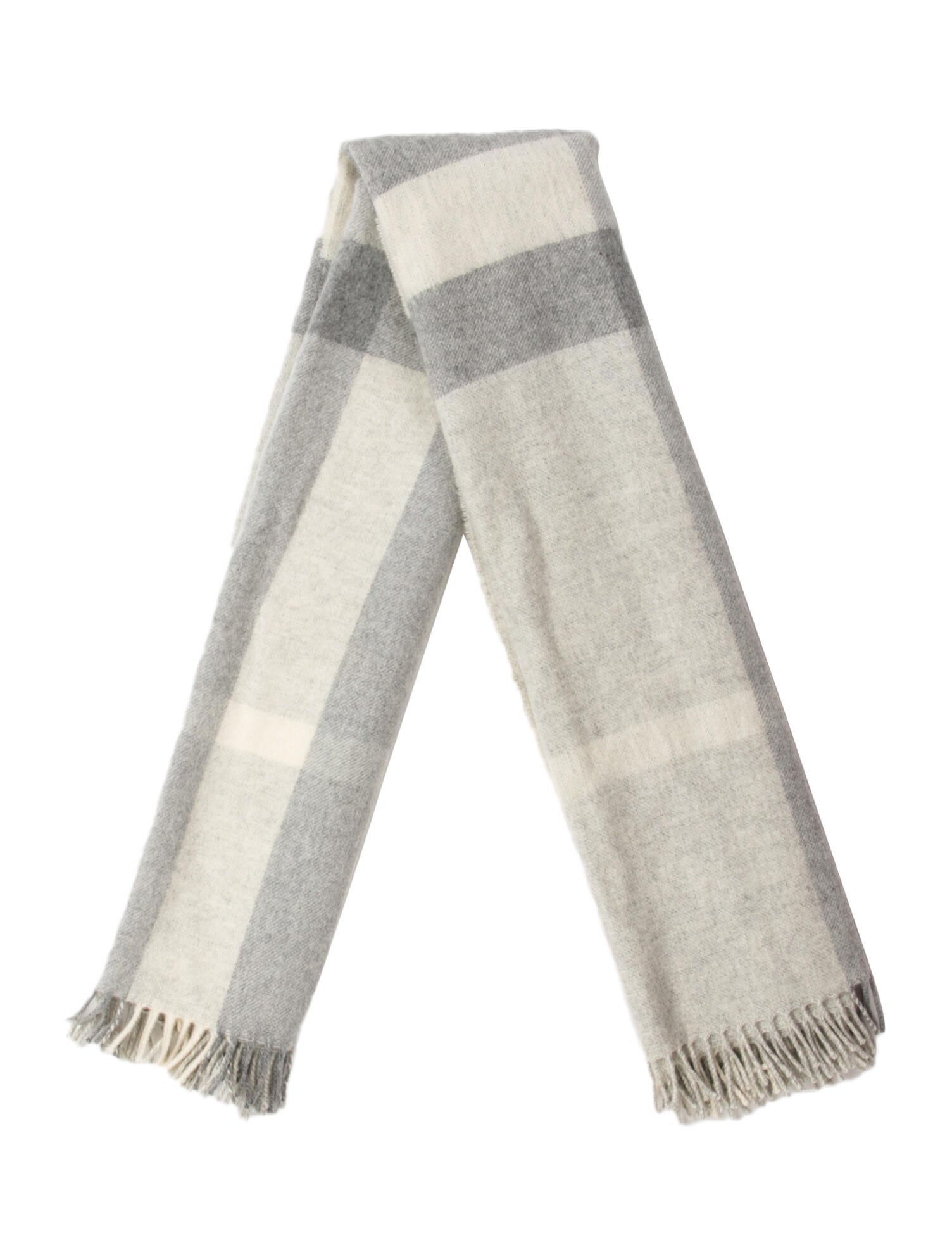Burberry Cashmere Striped Scarf w/ Tags