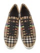 Burberry Rainbow Check Canvas Sneakers