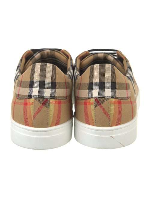 Burberry Rainbow Check Canvas Sneakers