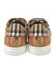 Burberry Rainbow Check Canvas Sneakers