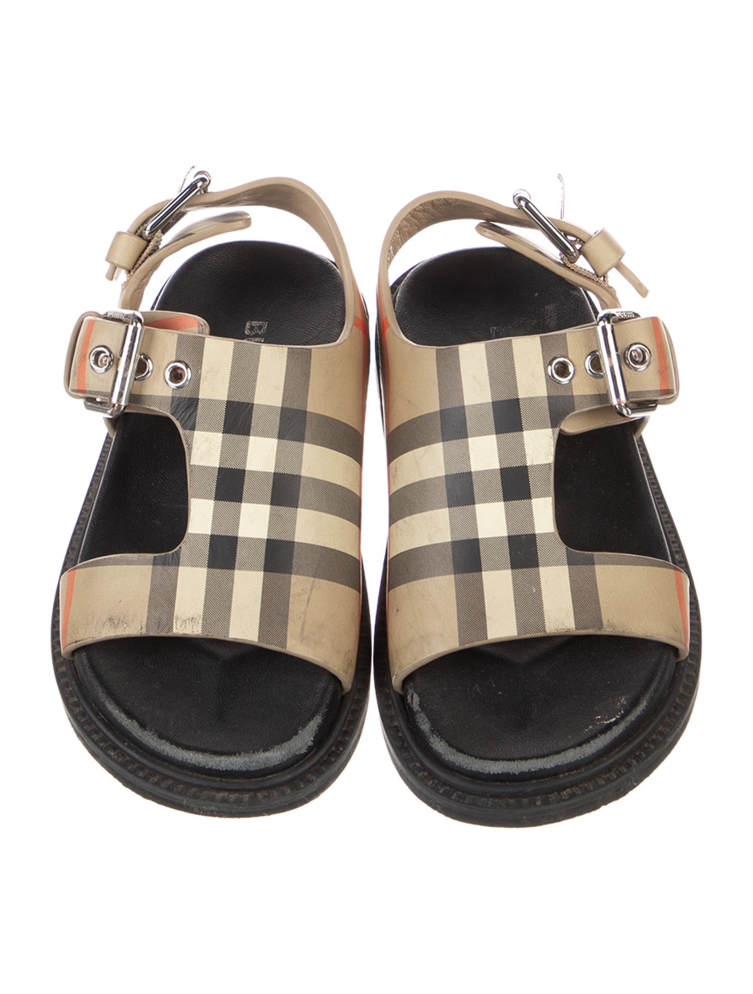 Burberry Kids' Checkprint Sandals