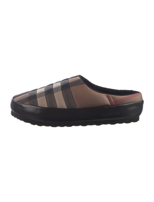 Burberry Nova Check Pattern Nylon Slippers