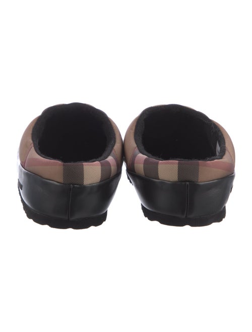 Burberry Nova Check Pattern Nylon Slippers