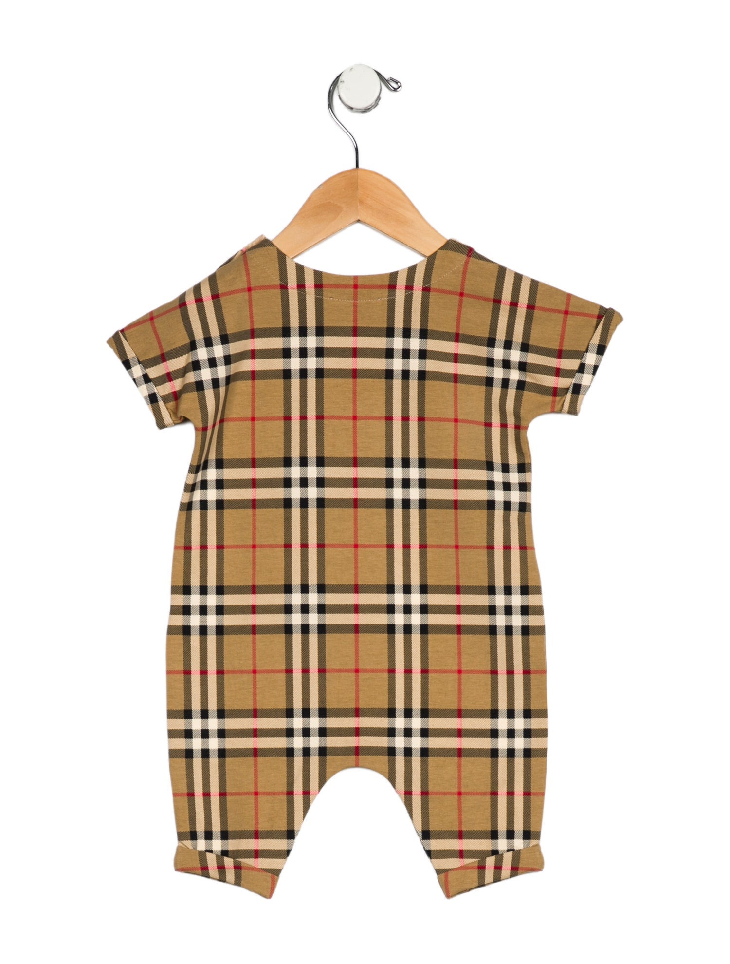 Burberry Infant Boys' Short Sleeve Onesie