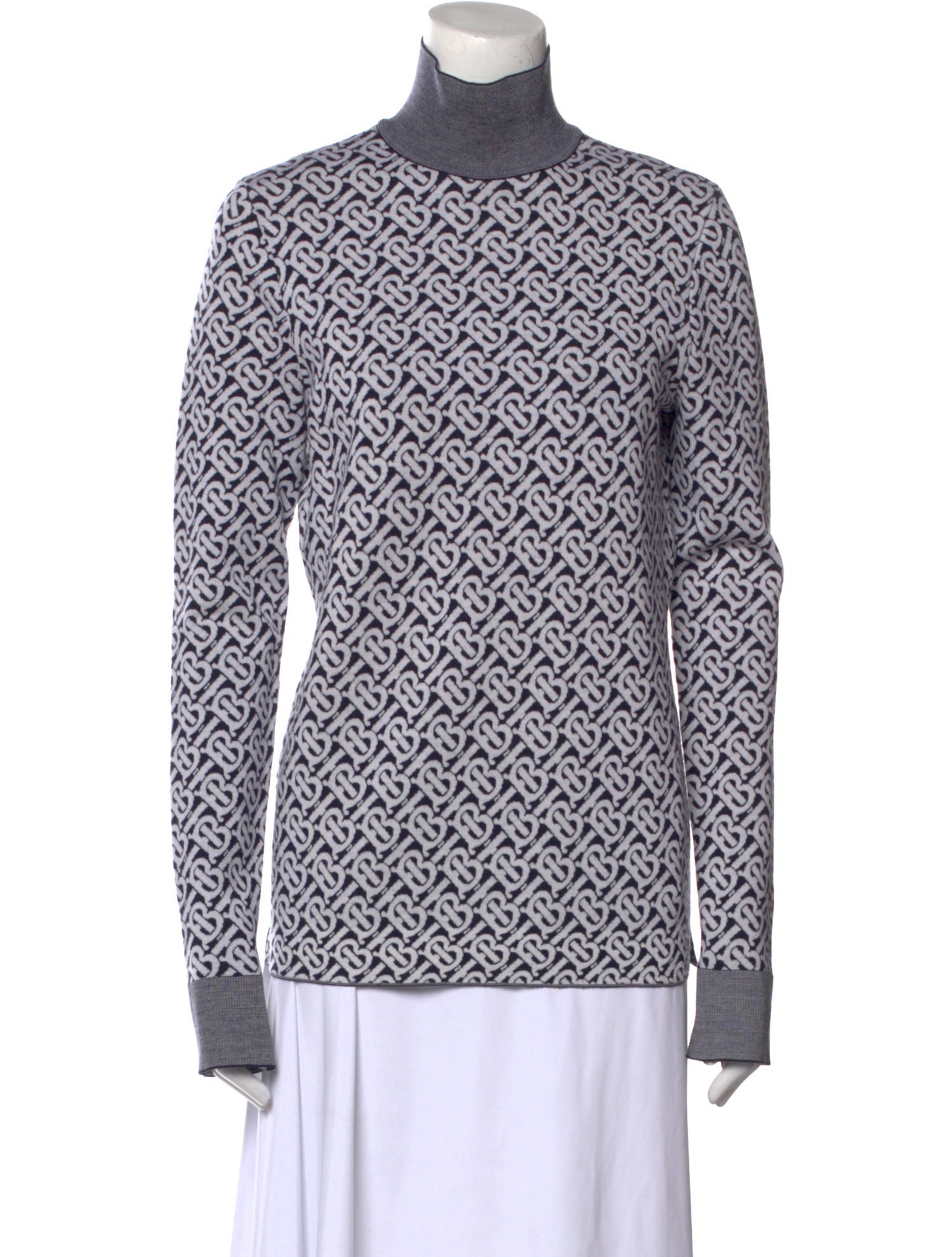 Burberry Wool Printed Sweater