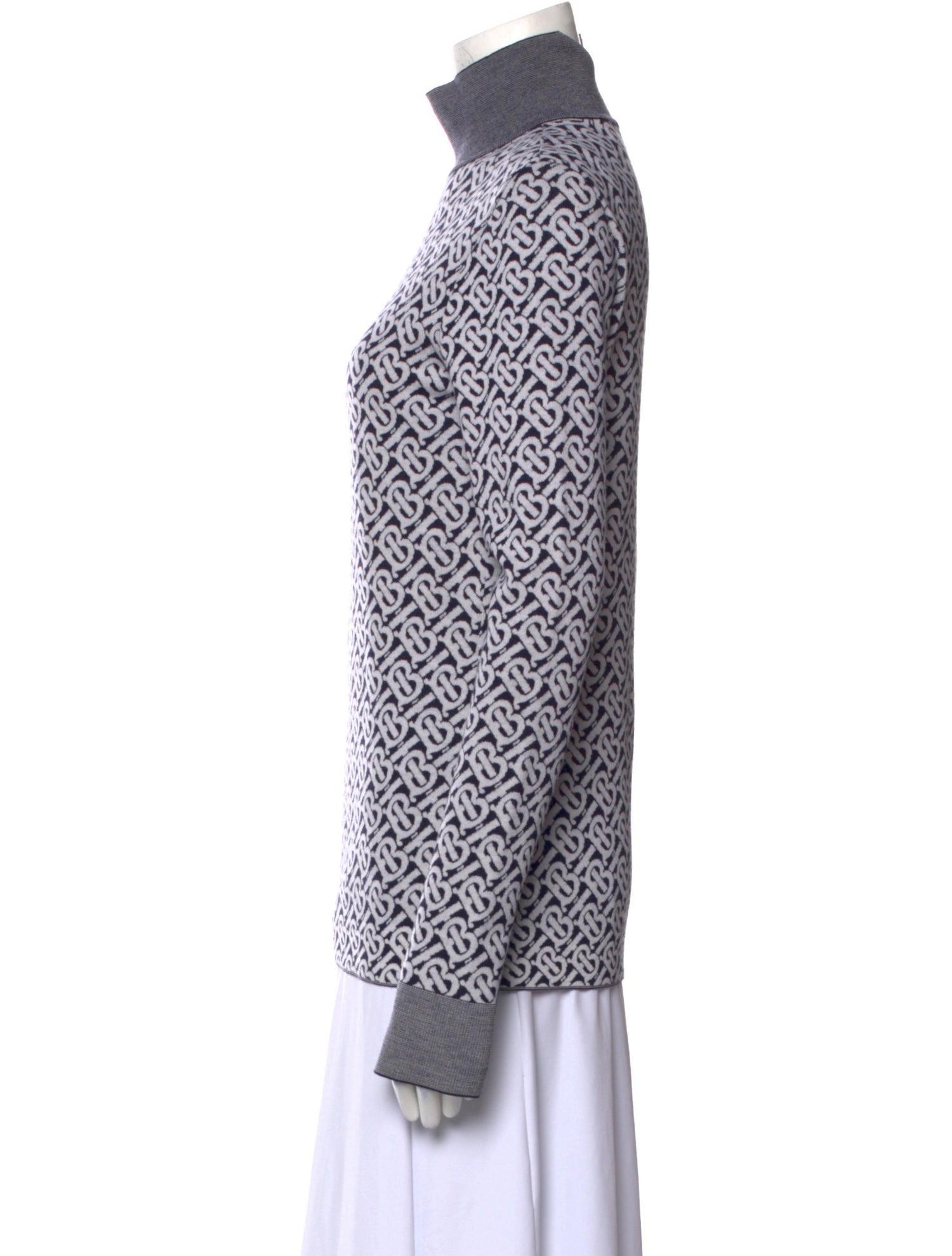 Burberry Wool Printed Sweater