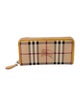 Burberry Horseferry Check Pattern Printed Continental Wallet
