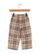 Burberry Toddlers' Checkprint Casual Pants