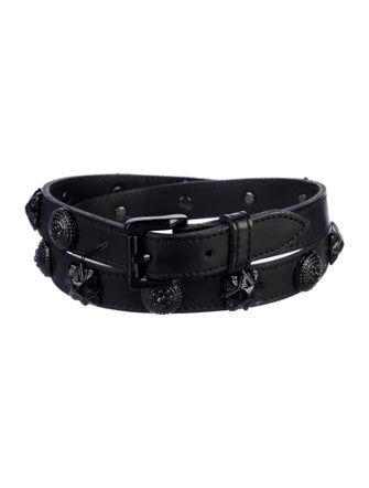 Burberry Skinny Leather Belt