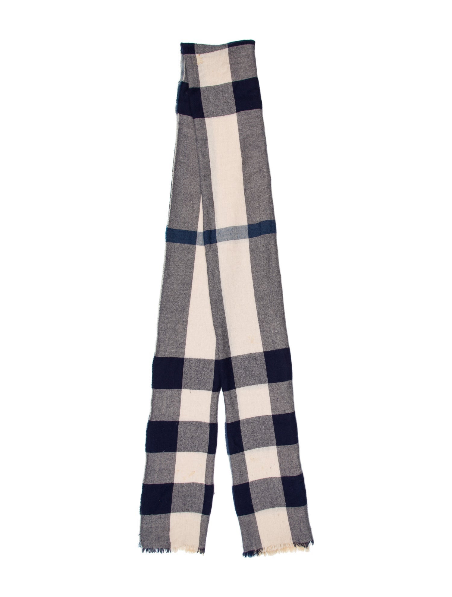 Burberry Cashmere Striped Scarf