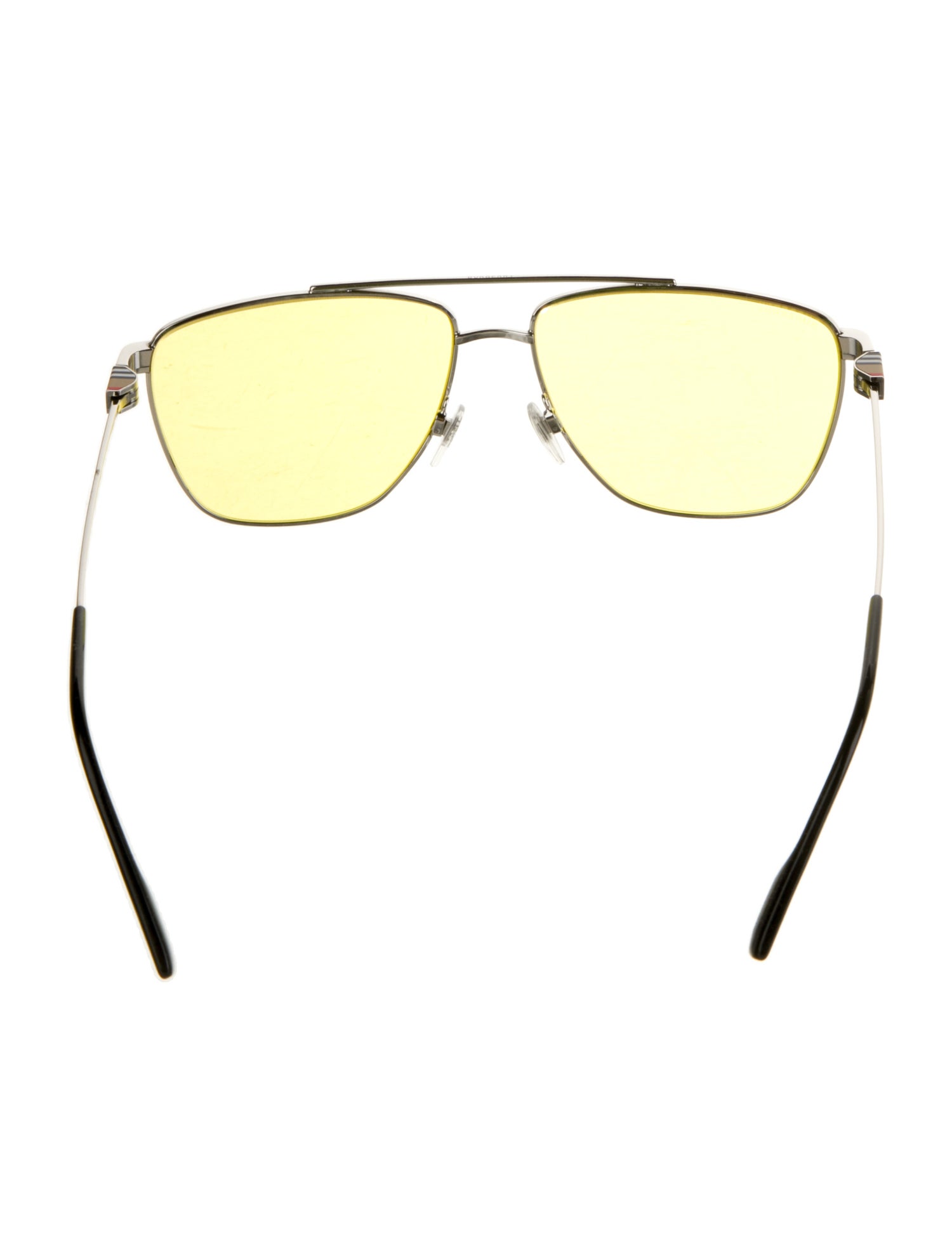 Burberry Nova Check Pattern Aviator Sunglasses w/ Tags