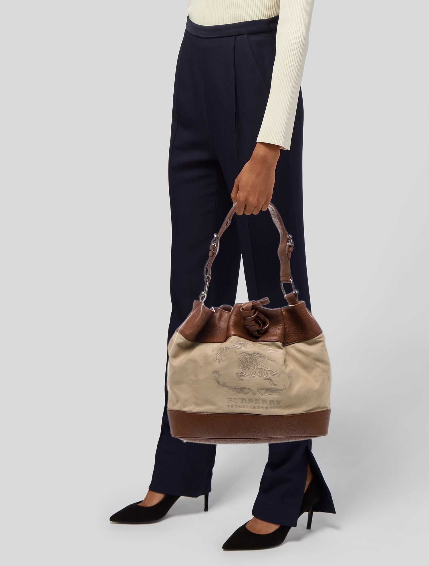 Burberry House Check Bucket Bag