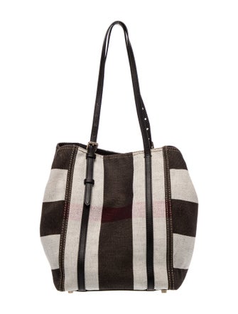 Burberry Classic/Haymarket Check Bucket Bag