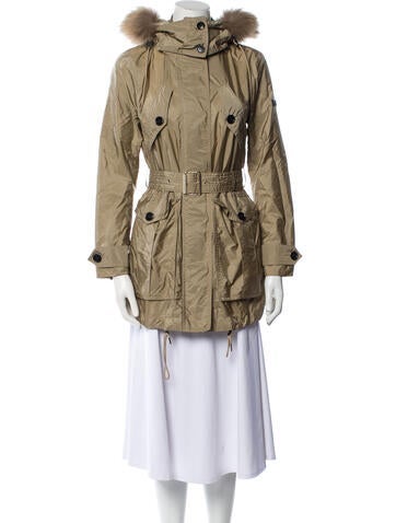 Pre-owned Burberry Parka In Neutral