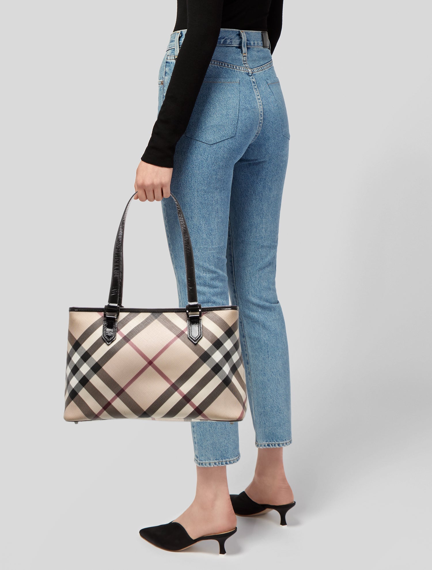 Burberry Super Nova Check Shoulder Bag
