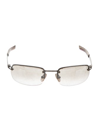 Burberry House Check Pattern Square Sunglasses