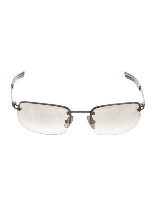 Burberry House Check Pattern Square Sunglasses