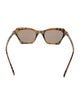 Burberry House Check Pattern Cat-Eye Sunglasses