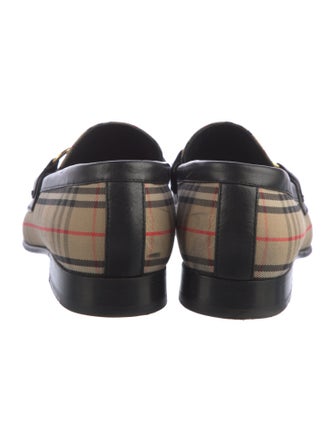 Burberry Canvas Printed Loafers