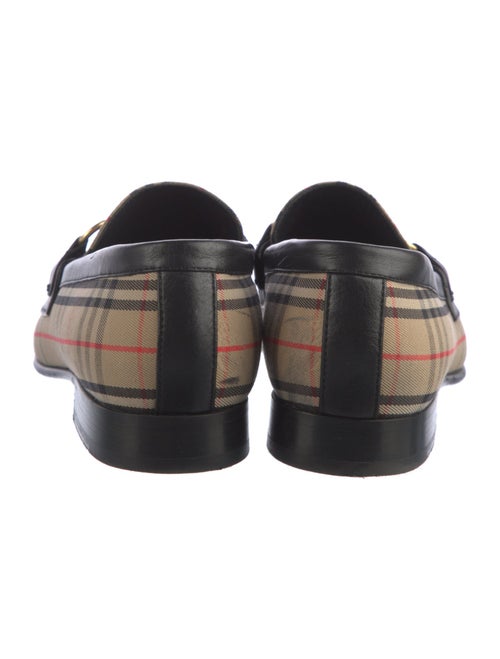 Burberry Canvas Printed Loafers