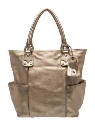 Burberry Leather Top Handle Bag